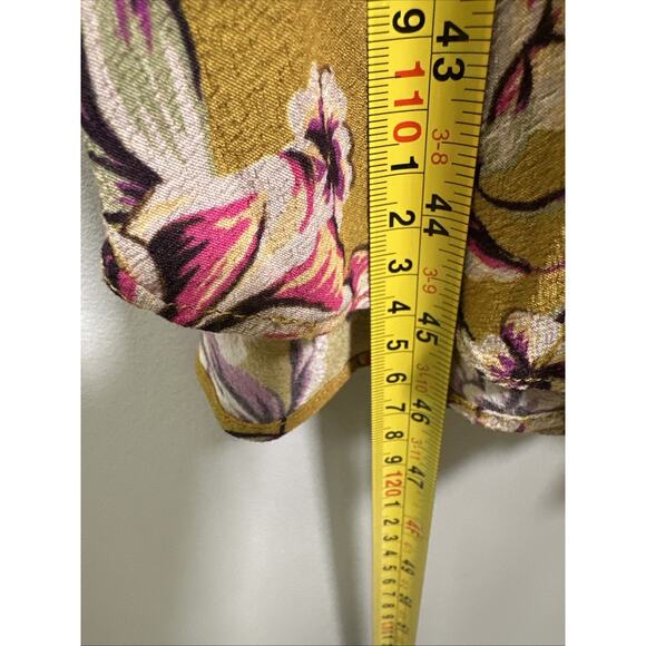 Kachel x Anthropologie Thea Midi Dress 4 Yellow Vintage Floral Cottage Core‎ - Picture 6 of 7